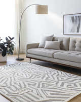 Made to Order Custom Size Avian Gray Wool Area Rug