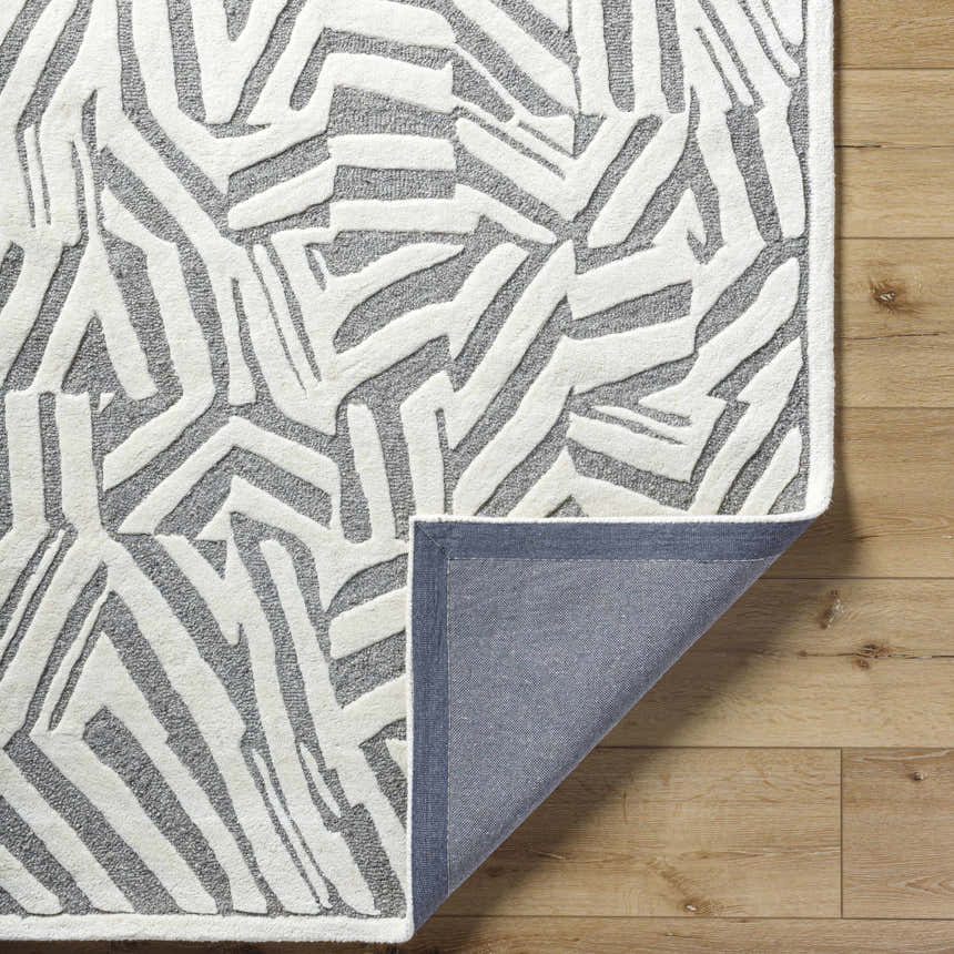 Made to Order Custom Size Avian Gray Wool Area Rug