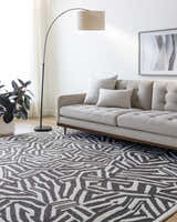 Sample Avian Black Wool Area Rug