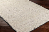 Made to Order Custom Size Ayumu Beige Hand Woven Wool Area Rug
