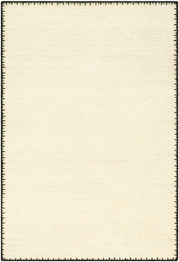Sample Ayumu Off White Hand Woven Wool Area Rug