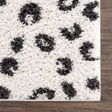Sample Zhen Black Spots Leopard Rug - Clearance