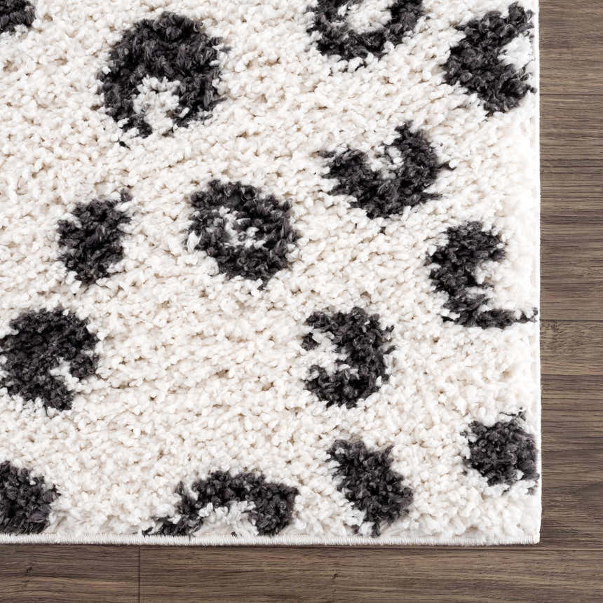 Sample Zhen Black Spots Leopard Rug - Clearance