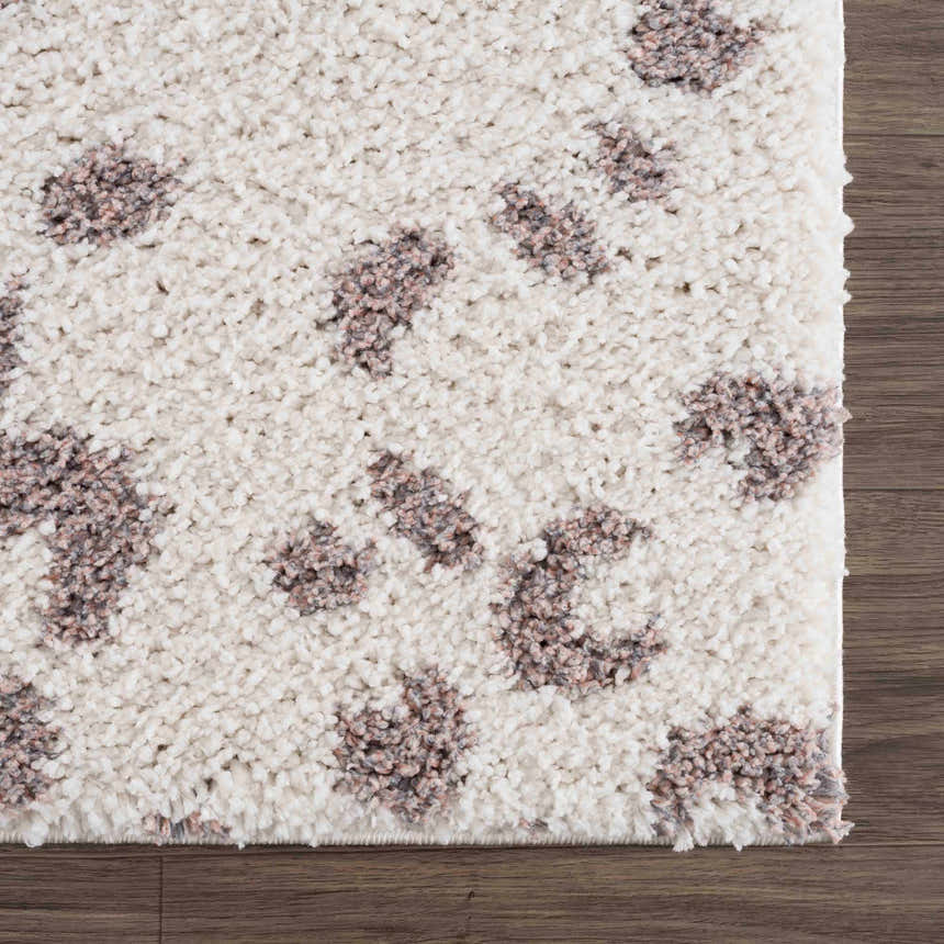 Sample Zhen Pink Spots Leopard Rug - Clearance