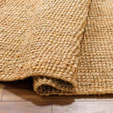 Made to Order Custom Size Calla Jute Tan Area Rug - Livabliss x Becki Owens