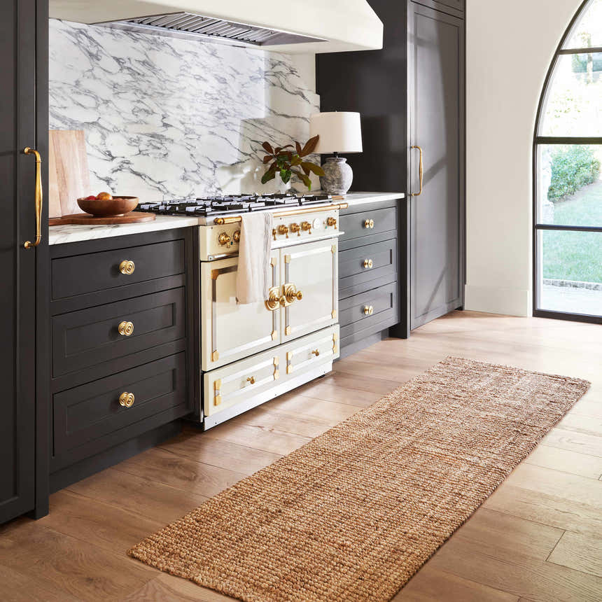 Made to Order Custom Size Calla Jute Tan Area Rug - Livabliss x Becki Owens