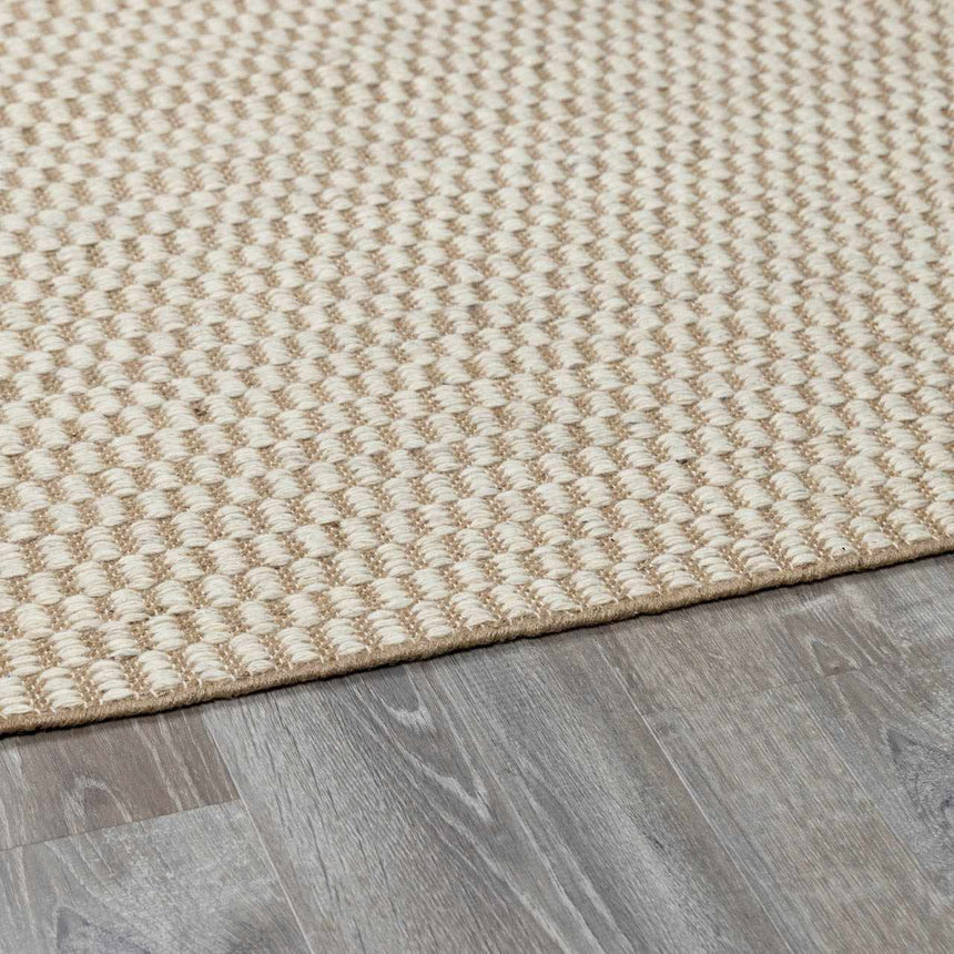 Ayers White & Beige Gambit Rug