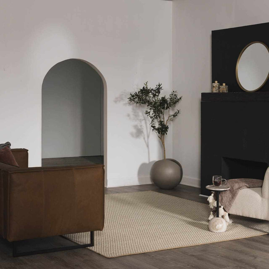 Ayers White & Beige Gambit Rug