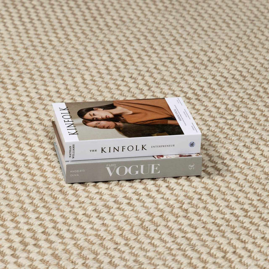Ayers White & Beige Gambit Rug
