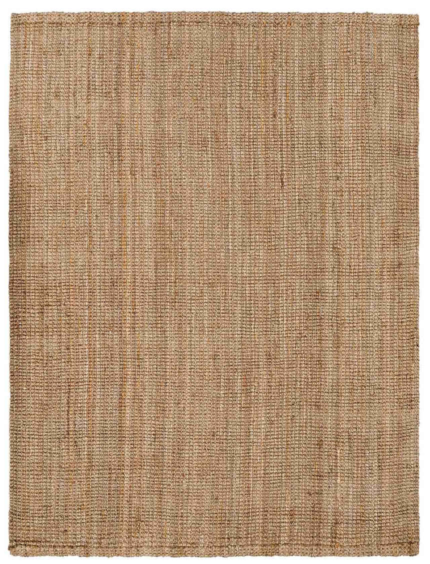 Sample Ambel Chocolate Brown Camel Jute Area Rug