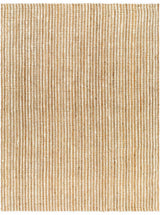 Made to Order Custom Size Ambel Tan Camel Jute Rug