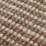 Made to Order Custom Size Ambel Tan Camel Jute Rug