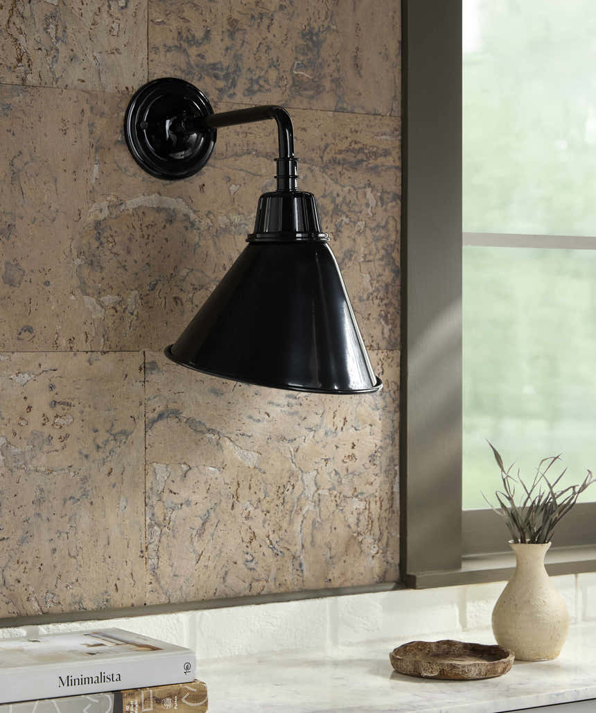 Ouarzazat Black Outdoor Wall Sconce