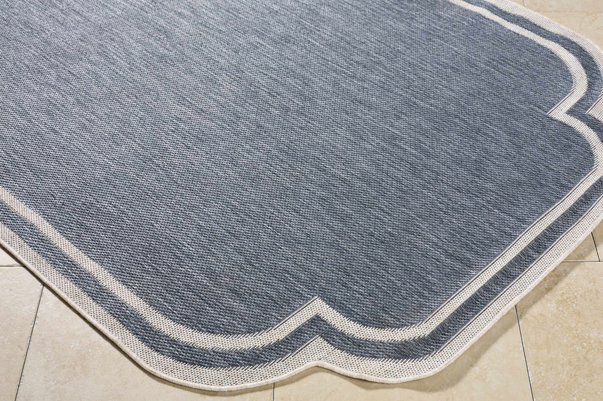 Arnola Blue Outdoor Rug
