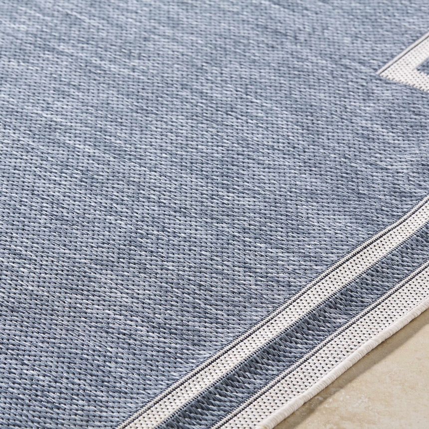 Arnola Blue Outdoor Rug