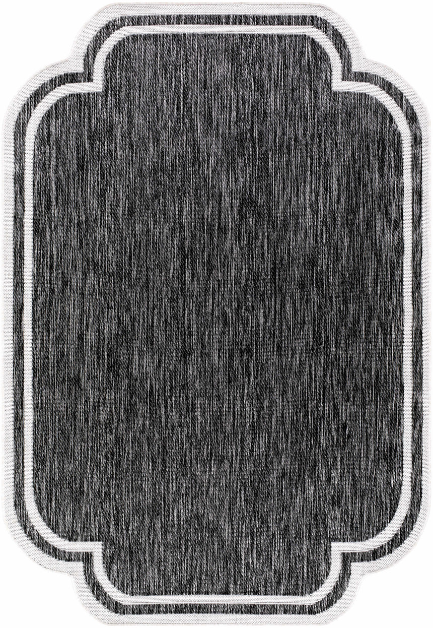 Arnola Black Outdoor Rug