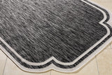 Arnola Black Outdoor Rug