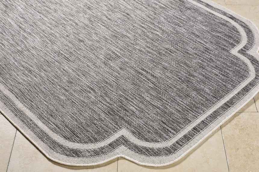 Arnola Gray Outdoor Rug