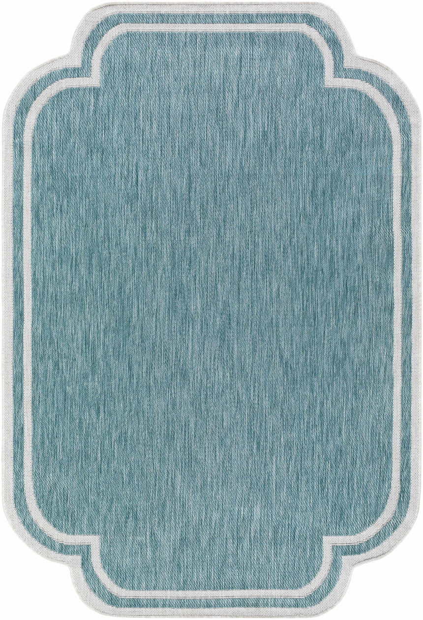 Arnola Light Blue Outdoor Rug