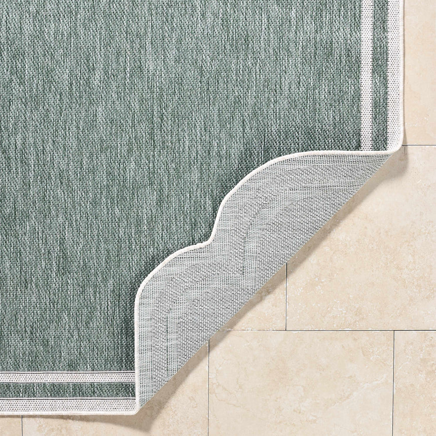 Arnola Green Outdoor Rug