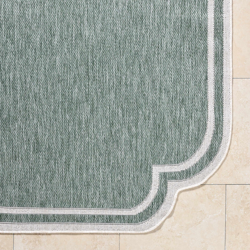 Arnola Green Outdoor Rug