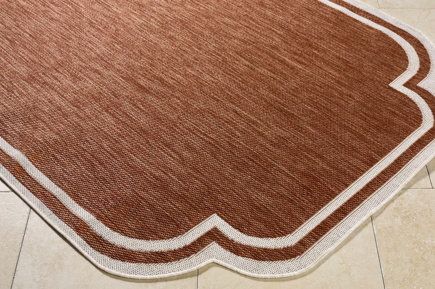 Arnola Brown Outdoor Rug