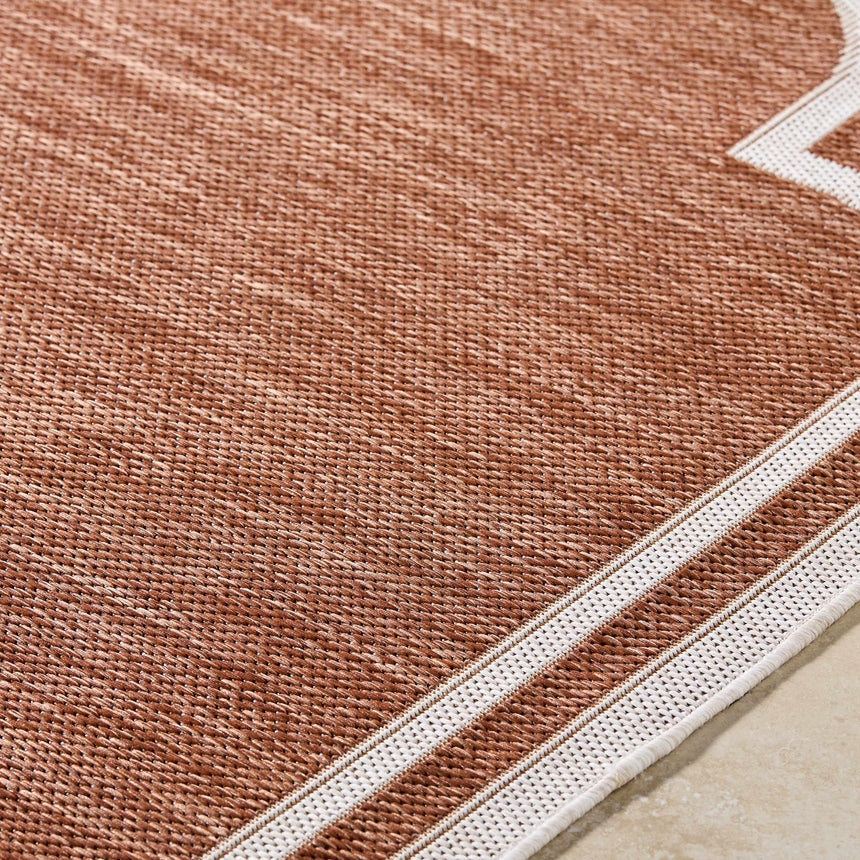 Arnola Brown Outdoor Rug
