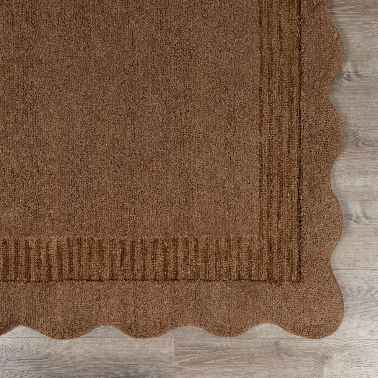 Gurib Border Modern Hand Tufted Wool Area Rug – Boutique Rugs