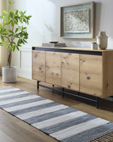 Moby Gray Blue Area Rug - Clearance