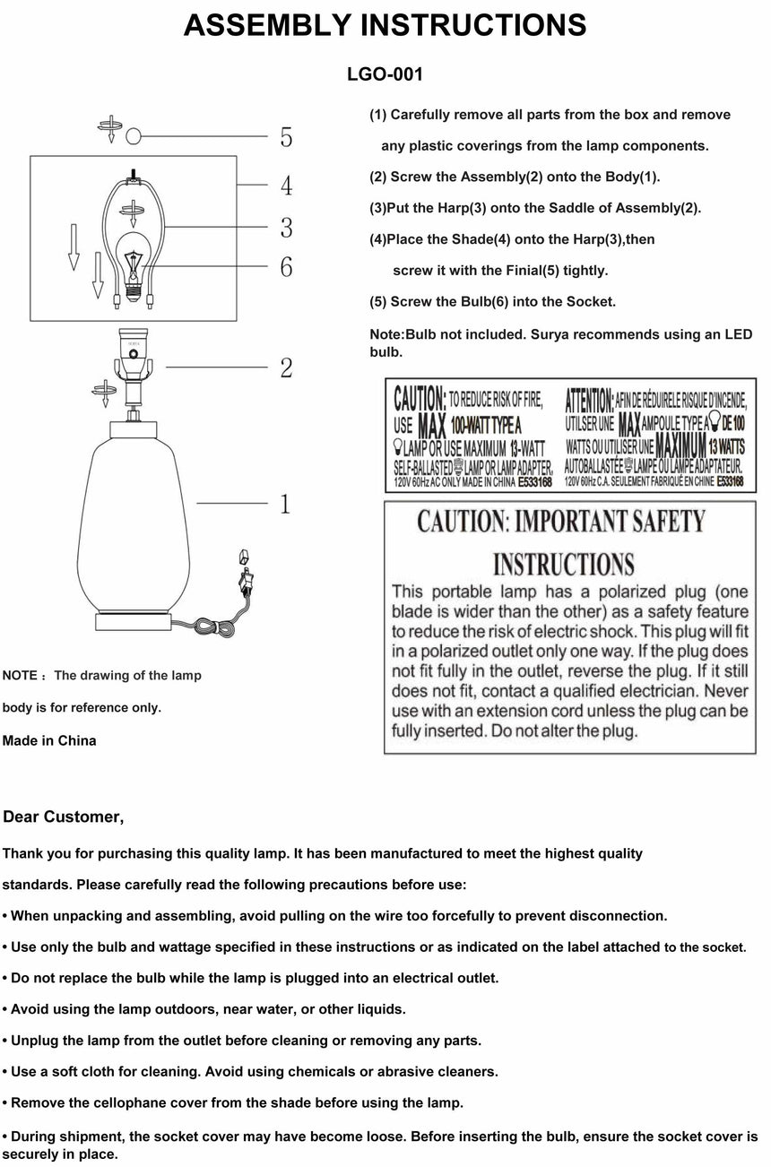Schaafheim Table Lamp