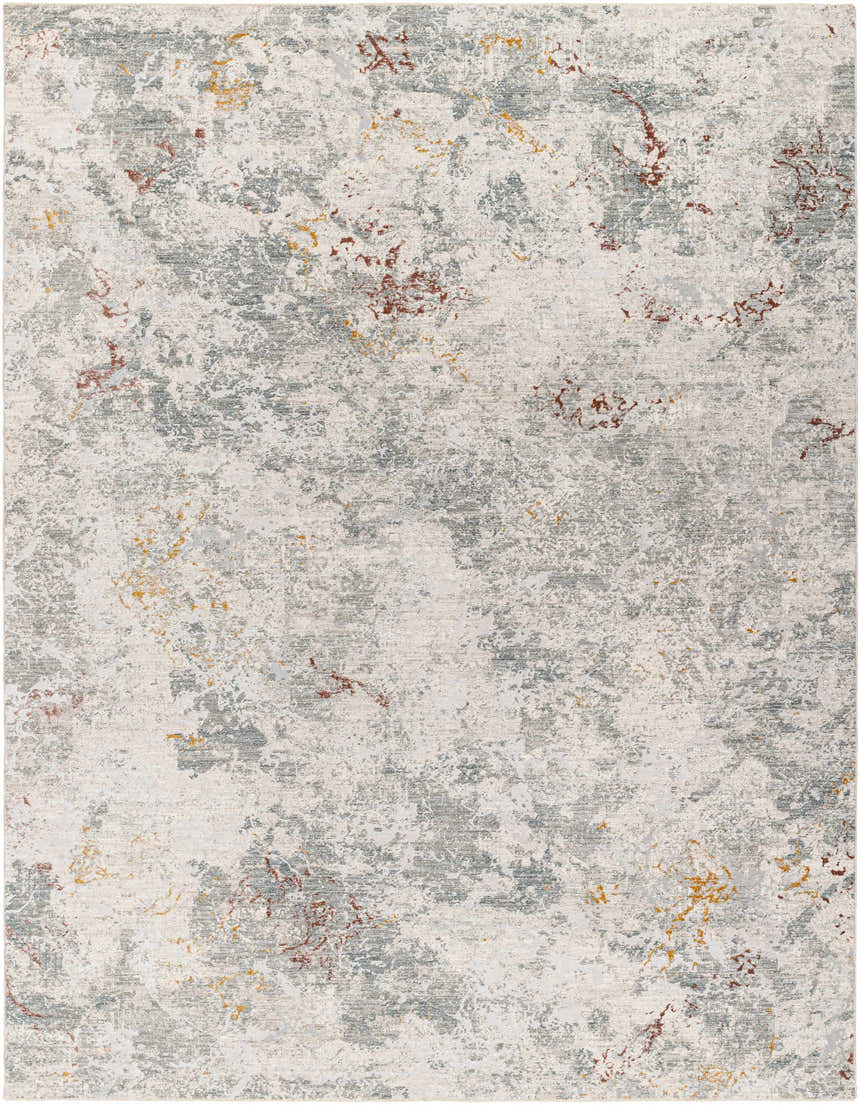 Sample Edana Textured Rug with Fringes