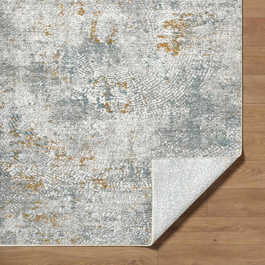 Fleur Textured Rug with Fringes