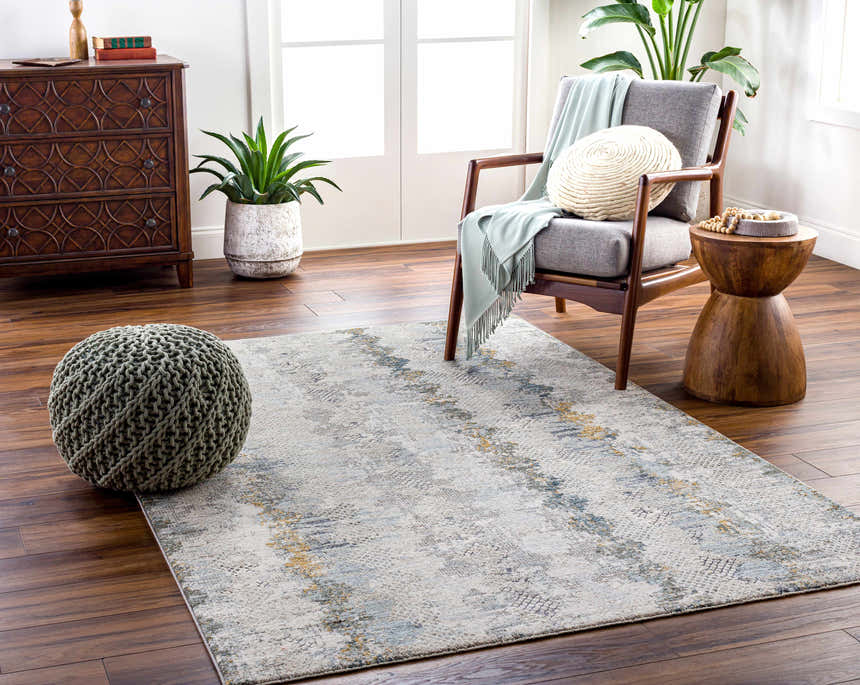 Sample Lalo Textured Rug with Fringes
