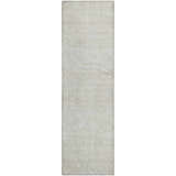 Close-up of the Dalyn Luxury Soft Essentials SE1 Ivory Washable Area Rug. Neutral, subtle texture. Great indoor or outdoor rug.