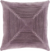 Seffner Mauve Square Throw Pillow