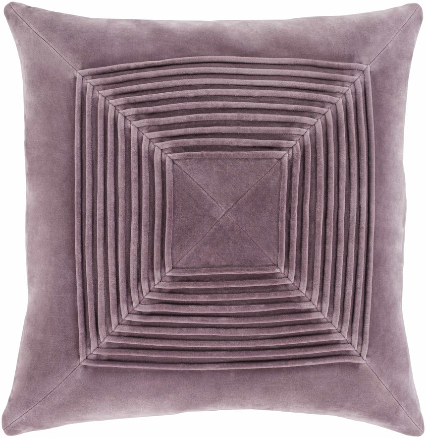 Seffner Mauve Square Throw Pillow