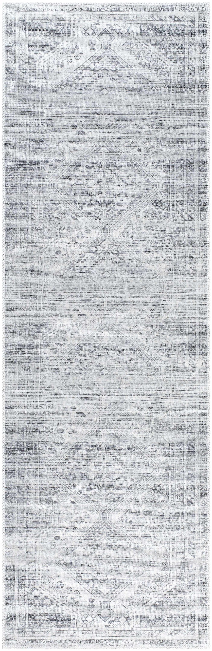 Nadie Blue Gray Medallion Area Rug