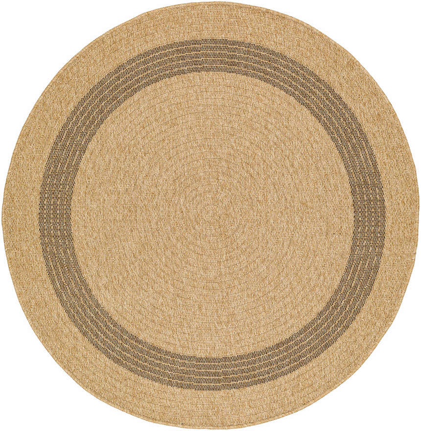 Sample Andie Bordered Faux Jute Rug - Clearance