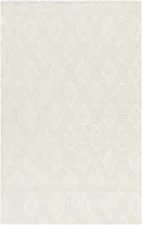 Sample Kasib Cream Hand Woven Area Rug - Clearance