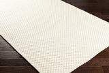 Made to Order Custom Size Kassa Cream Hand Woven Area Rug
