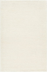 Made to Order Custom Size Kassa Cream Hand Woven Area Rug