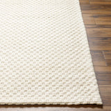Made to Order Custom Size Kassa Cream Hand Woven Area Rug