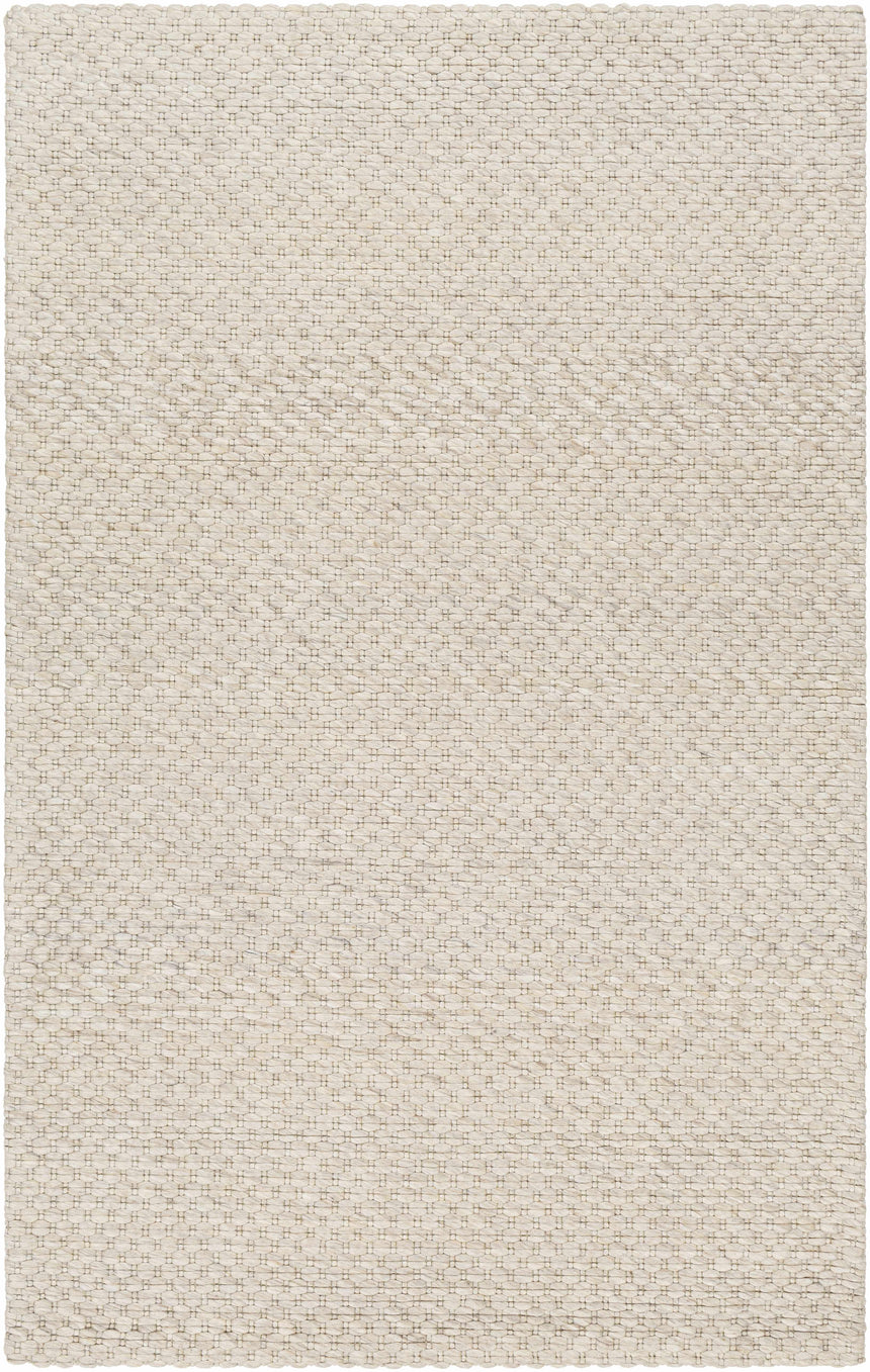 Made to Order Custom Size Kassa Beige Hand Woven Area Rug