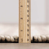 Laleh Cream & Black Area Rug - Clearance