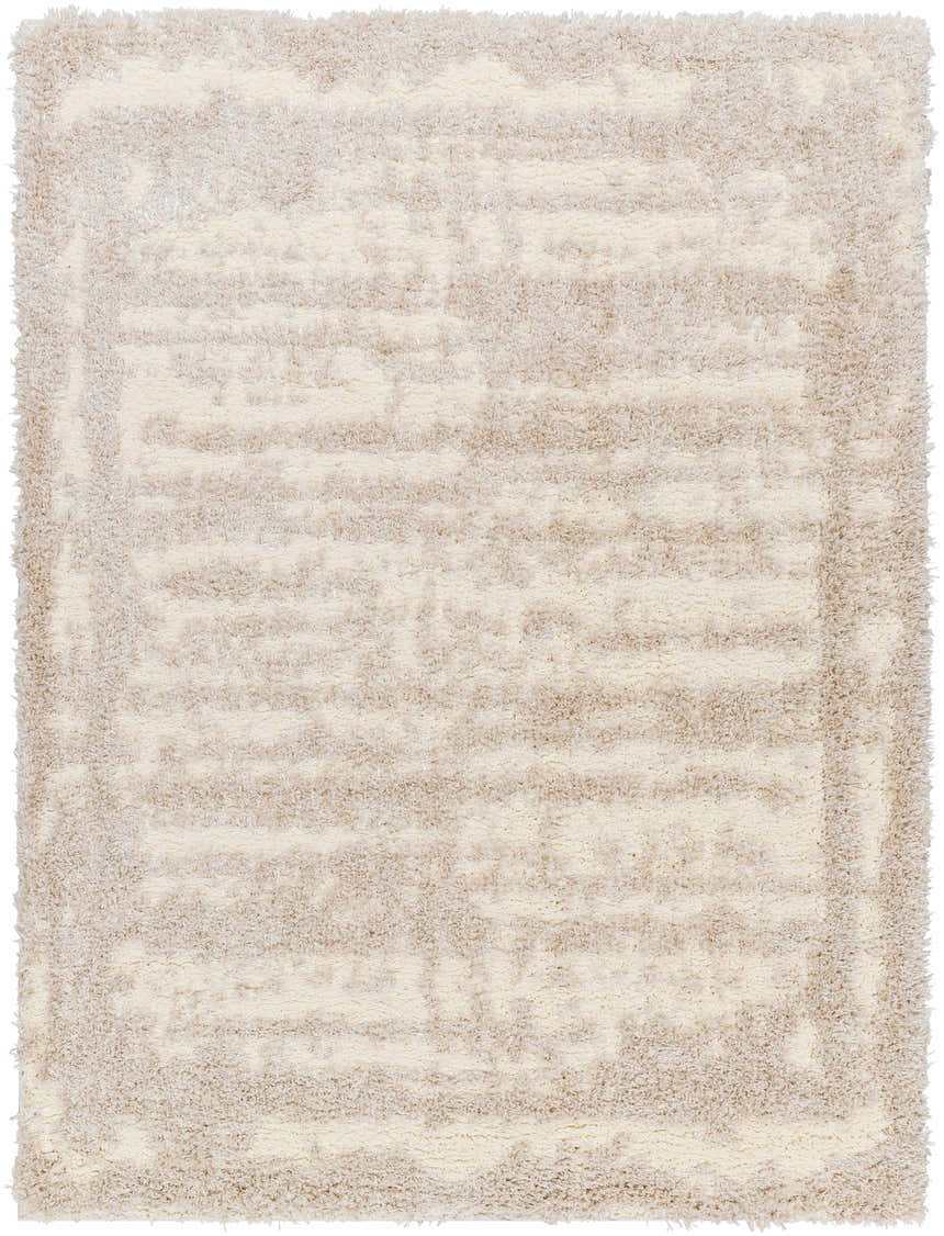 Sample Gidja Beige Plush Area Rug - Clearance