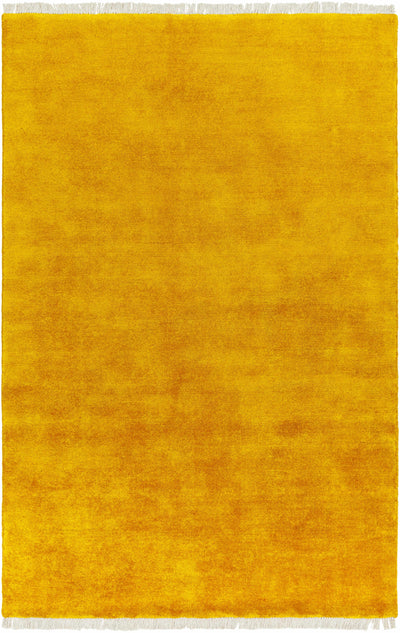 Myron Yellow Wool Area Rug