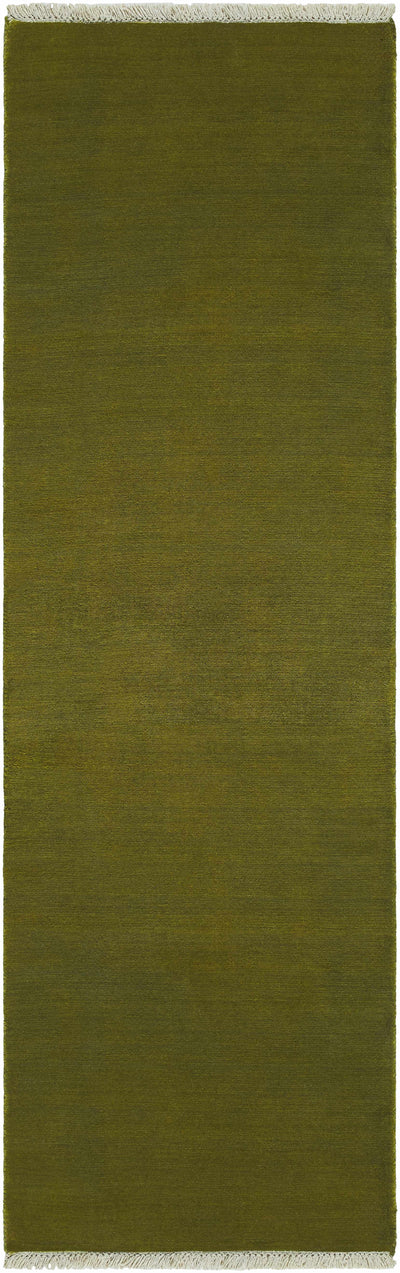 Myron Green Wool Area Rug