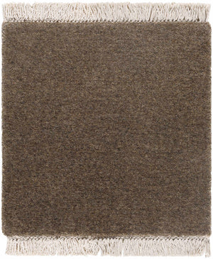 Myron Gray Wool Area Rug