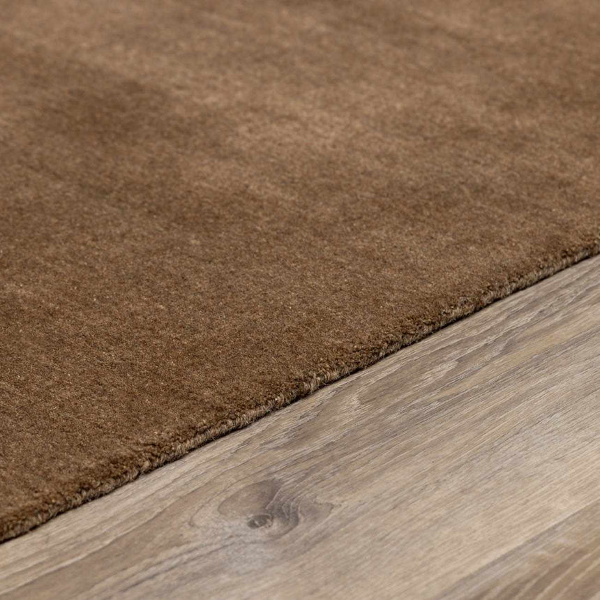 Myron Gray Wool Area Rug
