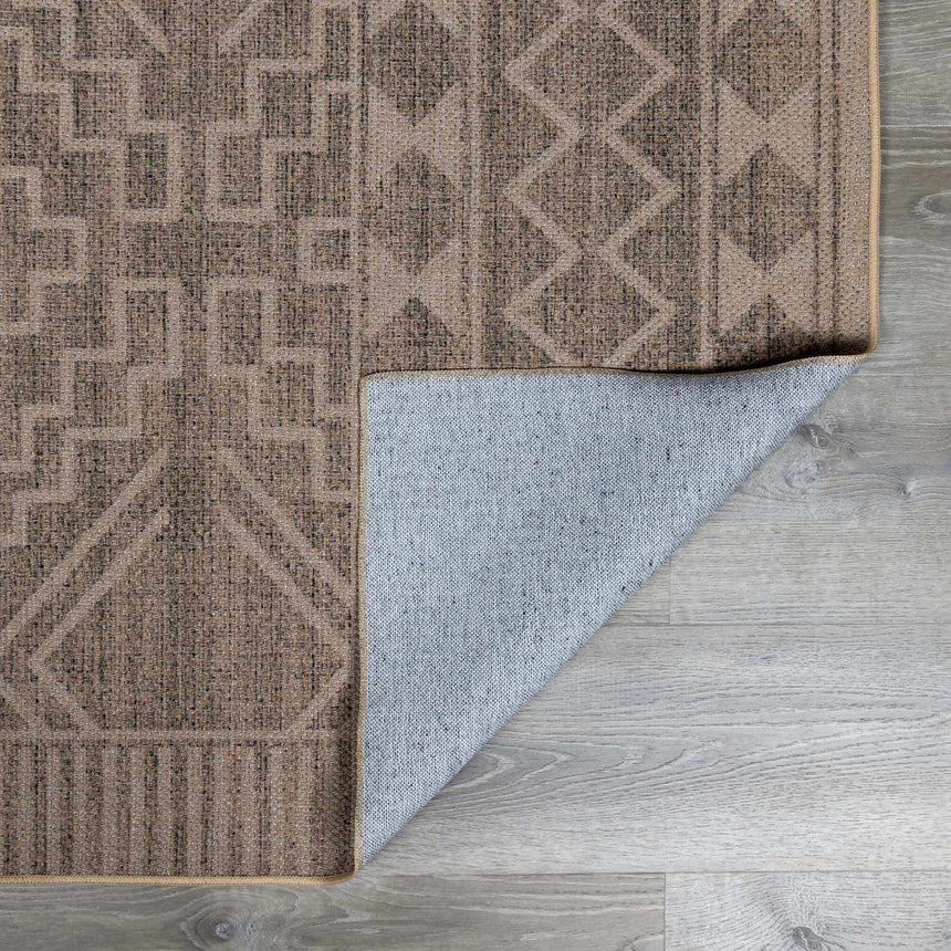 Halle Beige Washable Area Rug - Clearance
